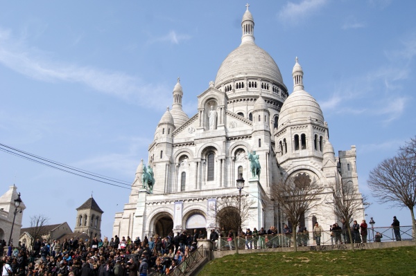 Sacre Coeur was built by private subscription as a penance for a century of moral decline after the French Revolution of 1789